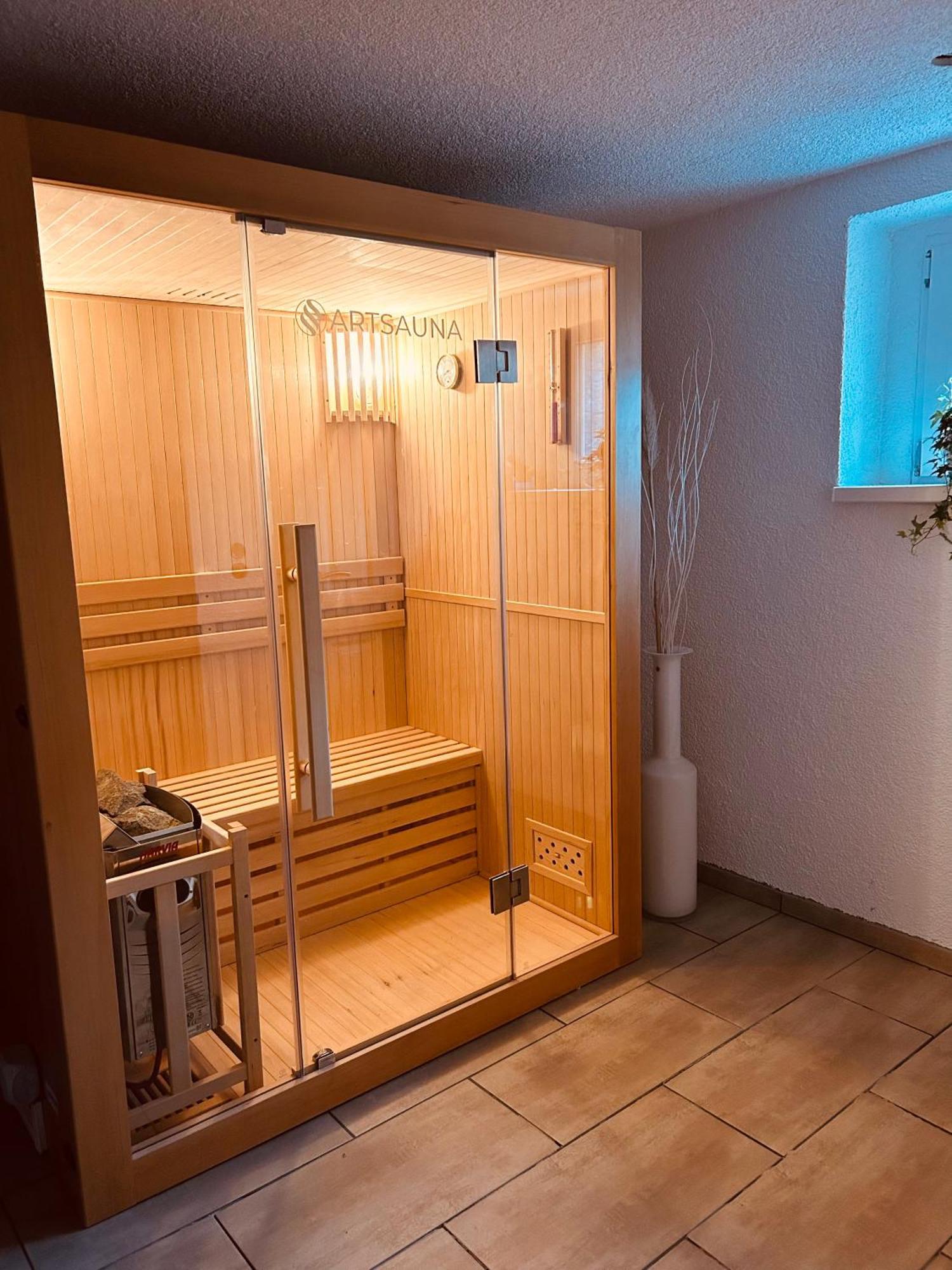 Pool, Sauna Und Blick Ins Gruene Wittenberg Exterior photo